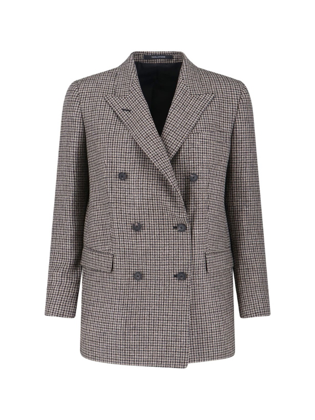 Photo: Tagliatore Double-breasted Virgin Wool Blazer