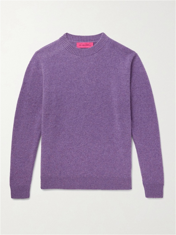 Photo: THE ELDER STATESMAN - Cashmere Sweater - Purple
