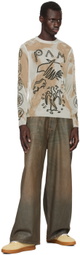 Perks and Mini Beige Susumu Mukai Edition Markings T-shirt