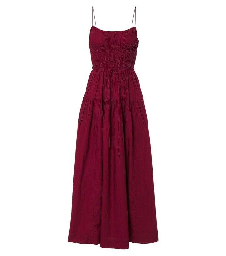 Photo: Dôen Safia cotton poplin maxi dress
