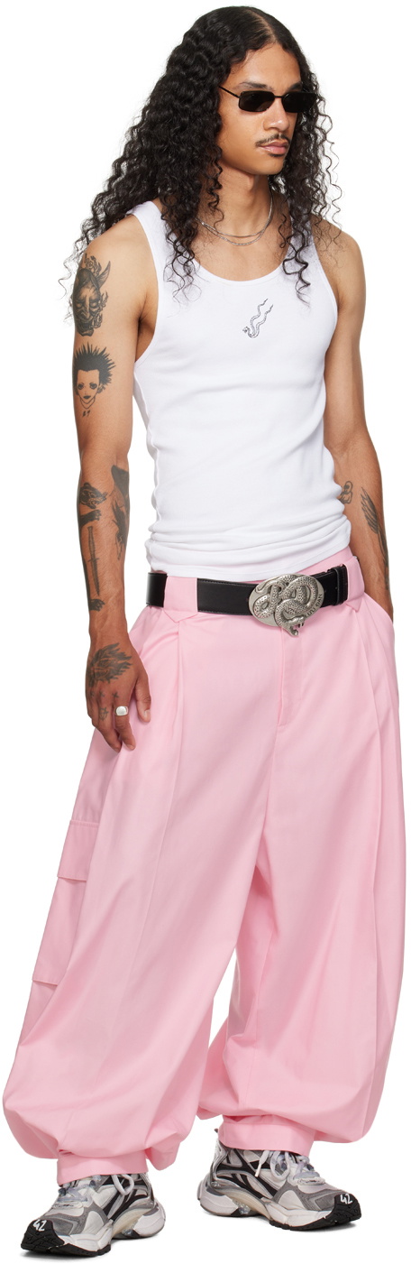 LU'U DAN Pink Tobi Cargo Pants