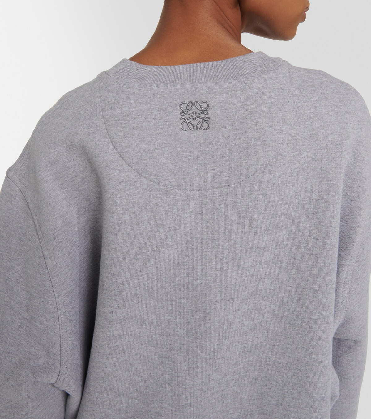 ワンピース LOEWE Cotton mini Loewe - Oversized cotton fleece mini dress Loewe