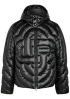 Casablanca Monogram Quilted Shell Jacket Black