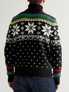 Polo Ralph Lauren - Fair Isle Wool Turtleneck Sweater - Black