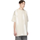 House of the Very Islands Off-White Woven T-Shirt