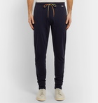 Paul Smith - Slim-Fit Tapered Cotton-Jersey Sweatpants - Blue