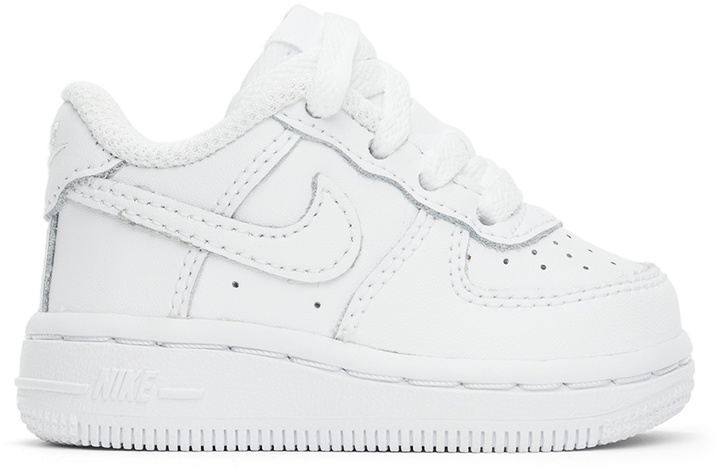 Photo: Nike Baby White Force 1 LE Sneakers