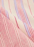 Thierry Colson Parvati Striped Cotton Maxi Dress Red