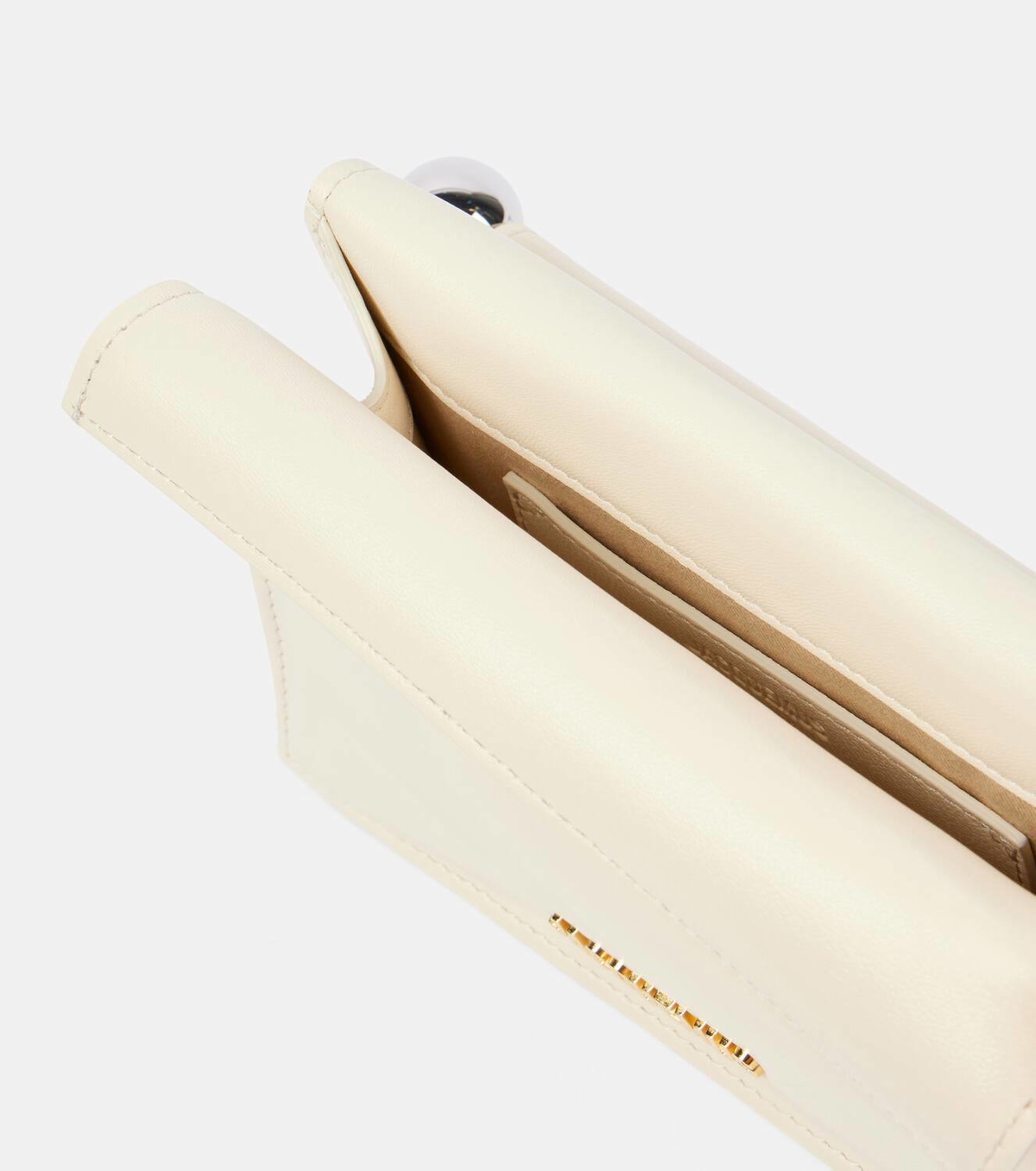 Jacquemus La Petite Pochette Rond Carré leather clutch