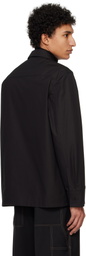 Jil Sander Black Zip Shirt