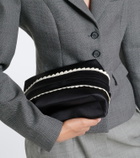 Magda Butrym Crochet-trimmed clutch