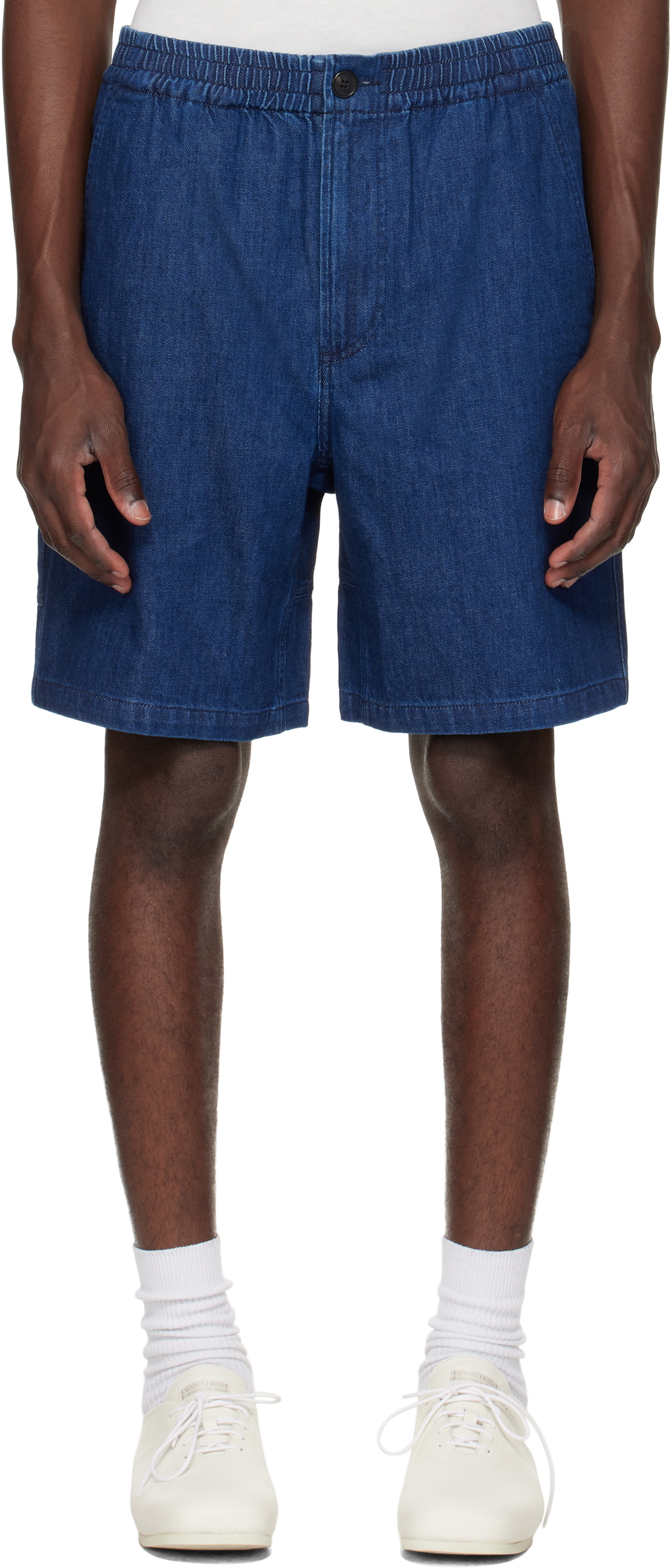 A.P.C. Navy JJJJound Edition Swim Shorts A.P.C.