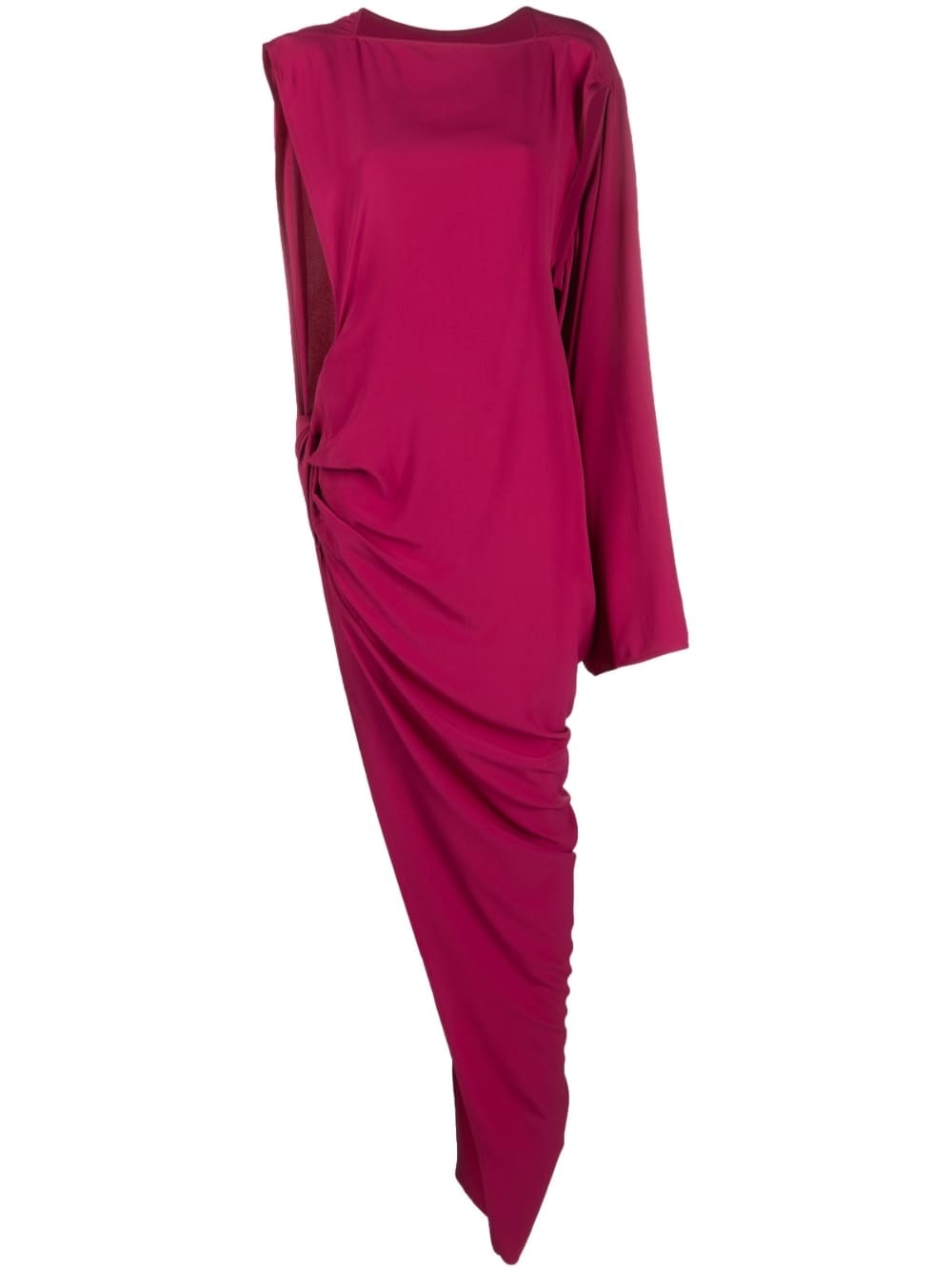 RICK OWENS Silk wrap dress
