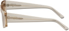 Filippa K Pink Angled Sunglasses