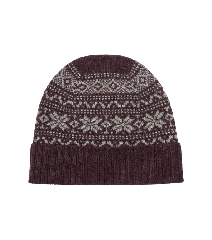 Photo: Eleventy Fair Isle intarsia cashmere beanie
