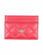 Versace Womens Cardholder in Red