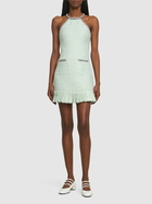 SELF-PORTRAIT - Bouclé Mini Dress