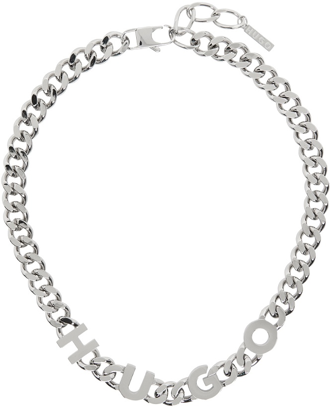 Photo: Hugo Silver Curb Chain Necklace