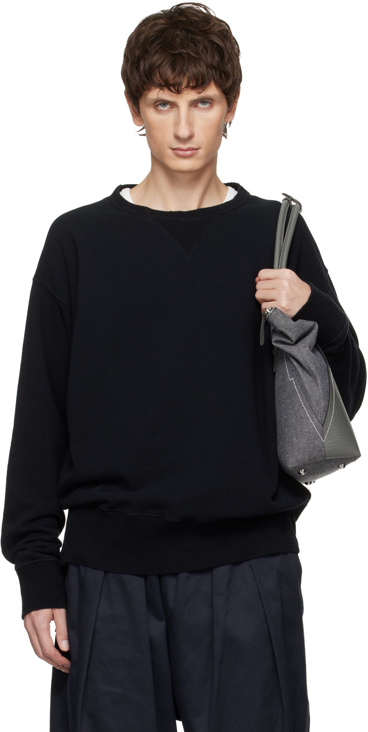 メゾンマルジェラ OVERSIZED INSIDE OUT crew SWEAT 【公式通販】
