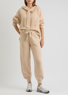 Crush Cashmere Bruce Bouclé Mohair Sweatpants Beige
