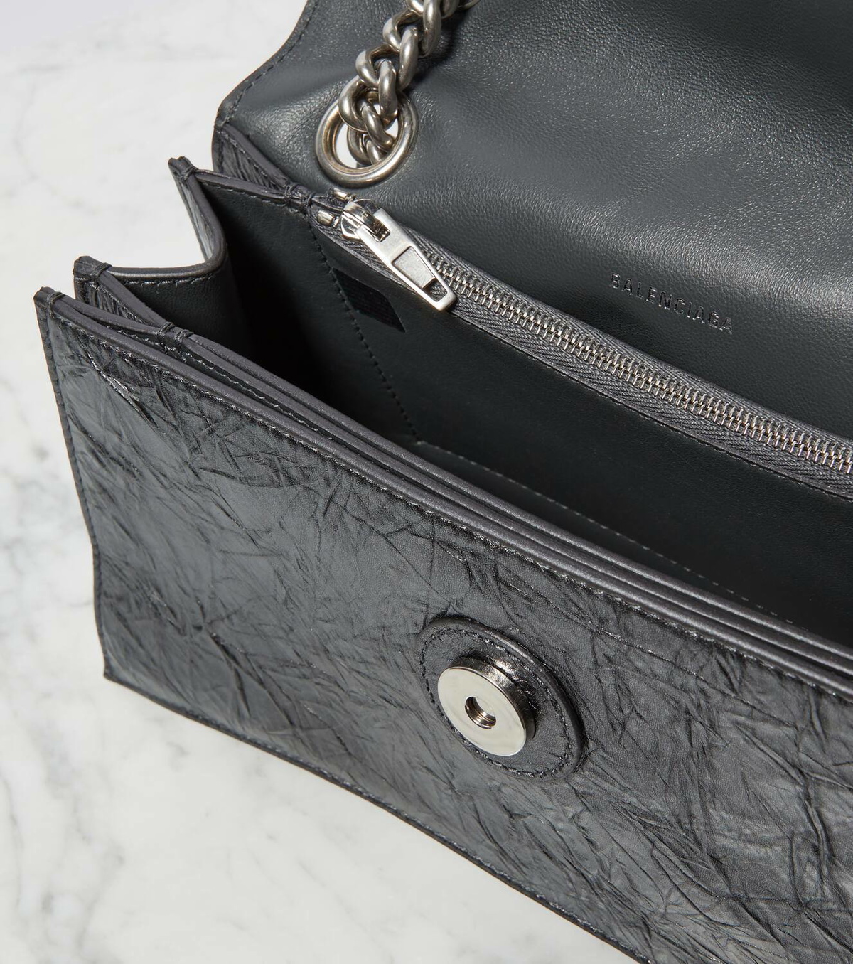 Balenciaga Crush Small Black Crossbody & Shoulder Bags