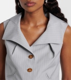 Vivienne Westwood Meryl pinstripe cotton waistcoat