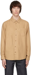 Nudie Jeans Beige Chuck Fluid Shirt