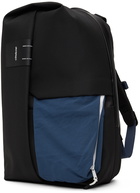 Côte&Ciel Black & Blue Sormonne Accent EcoYarn Backpack