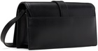 Marge Sherwood Black Belted Flap Bag