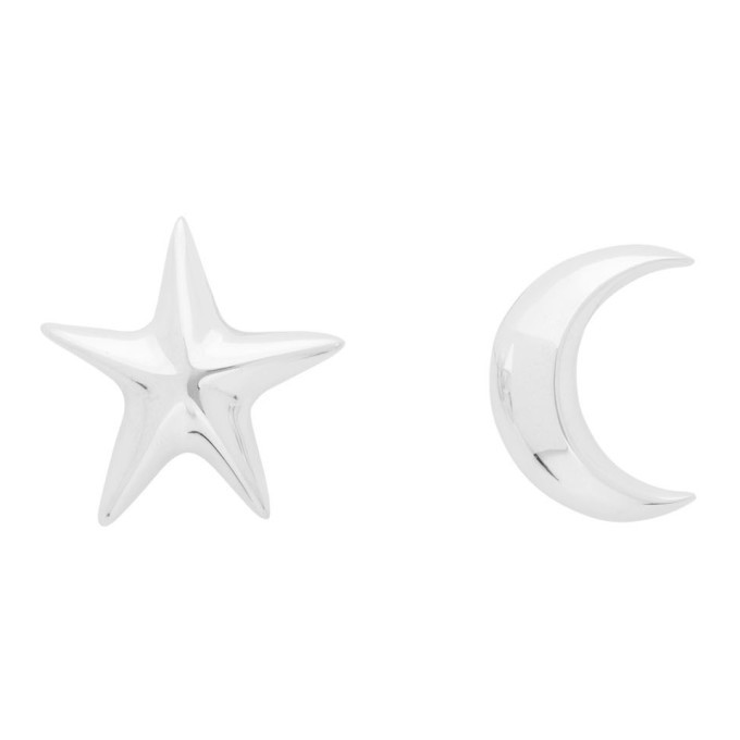 Sophie Buhai Silver Moon and Star Earrings