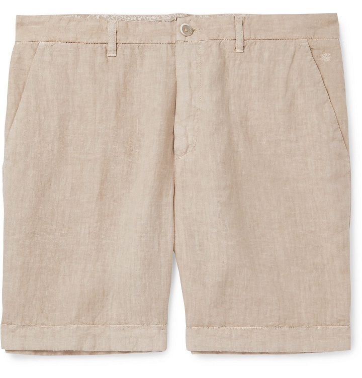 Photo: 120% - Wide-Leg Linen Shorts - Neutrals