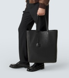 Saint Laurent Bold leather tote bag