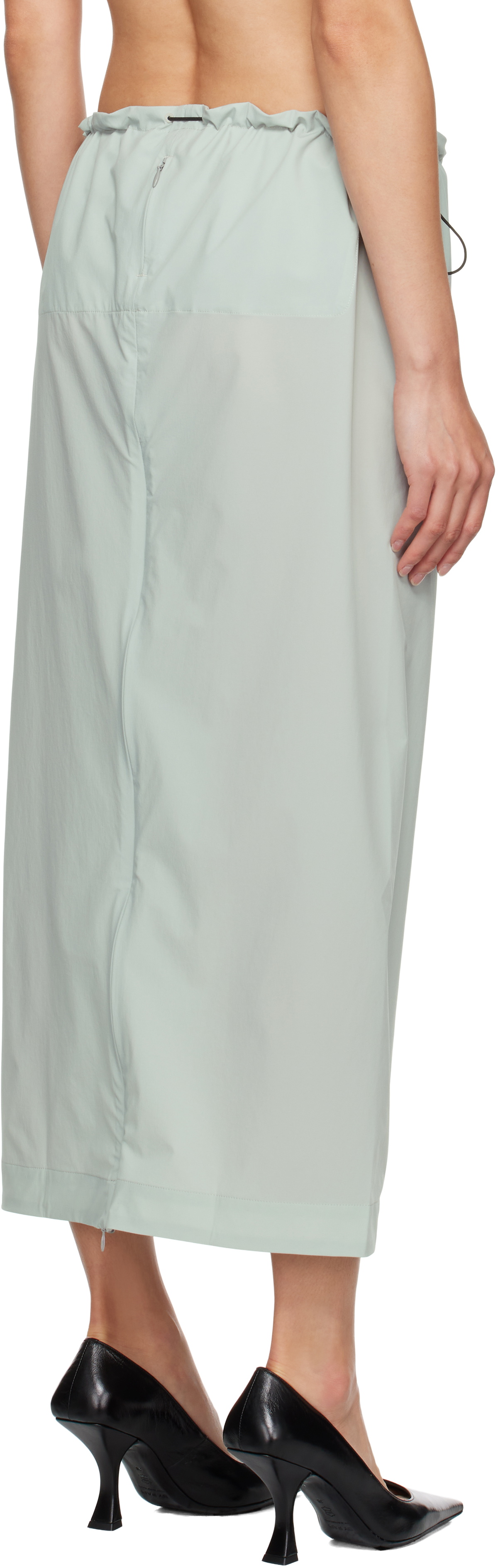 JOHANNA PARV Green Cover Midi Skirt