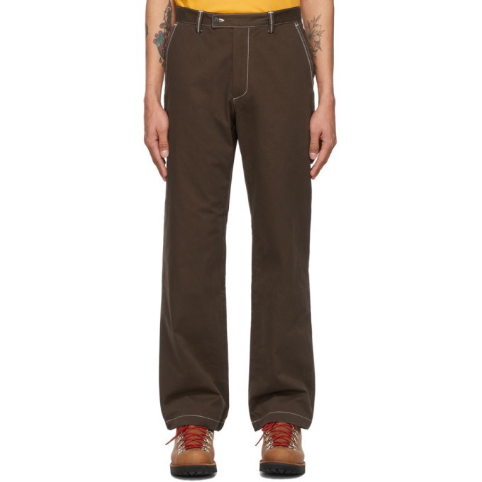 Photo: Phipps Brown Cotton Twill Dad Trousers