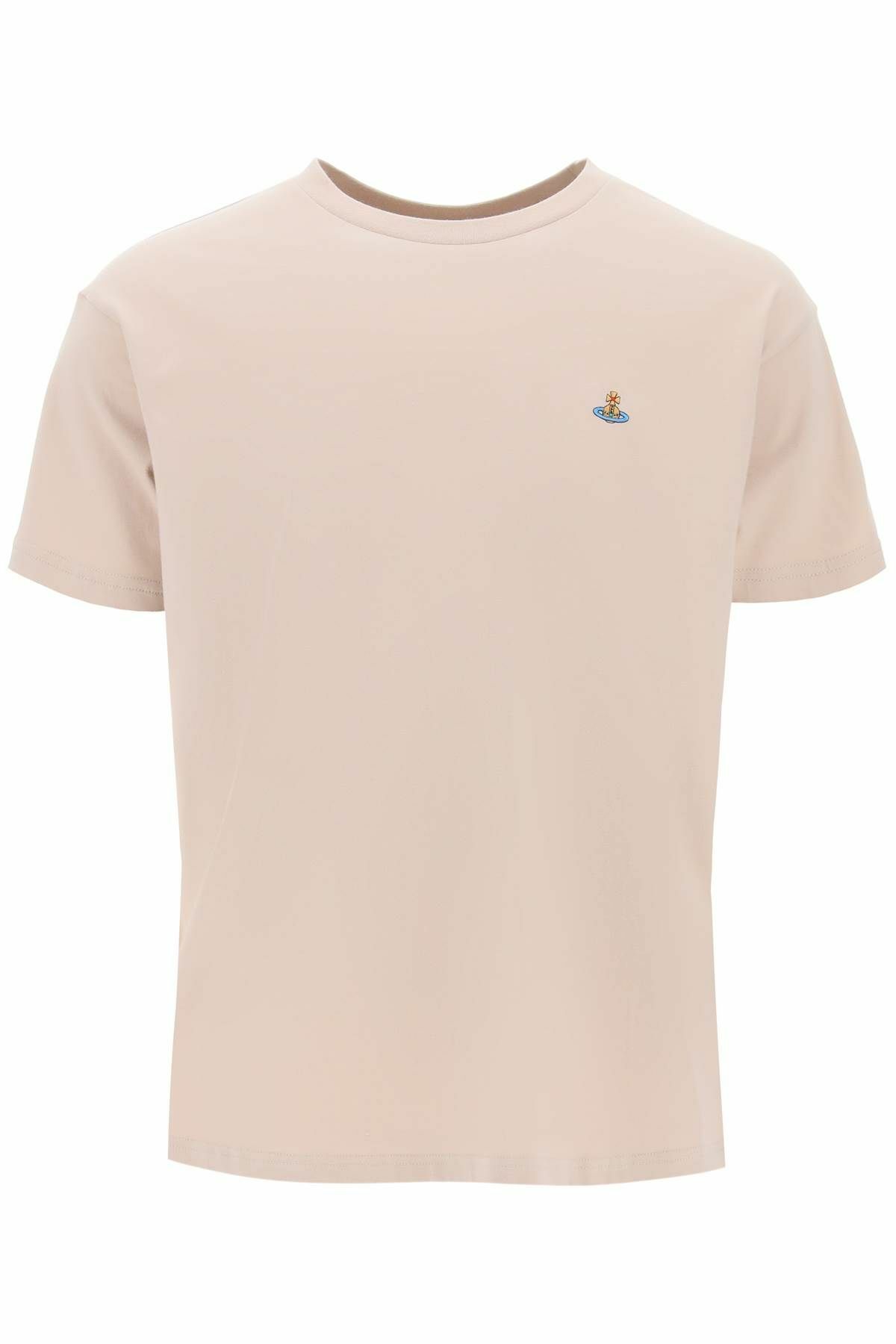 VIVIENNE WESTWOOD classic t-shirt with orb logo Beige