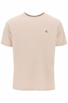 VIVIENNE WESTWOOD classic t-shirt with orb logo Beige
