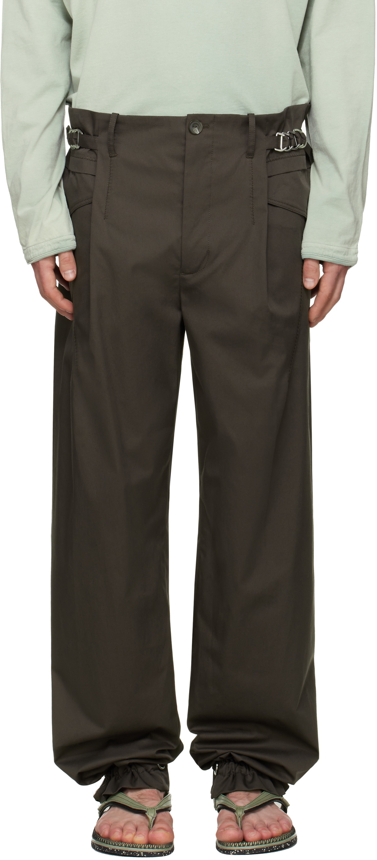 Kiko Kostadinov Black Frederick Cord Trousers Kiko Kostadinov