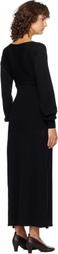 Paloma Wool Black Fa Midi Dress