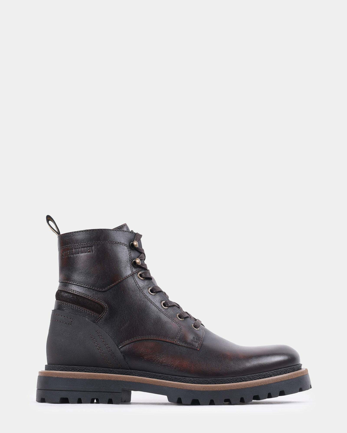 Steve Madden Kondor Boots in Brown Multi