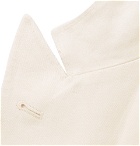 Brunello Cucinelli - White Linen Suit Jacket - White