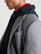 Visvim - Jumbo Wool Hoodie - Blue