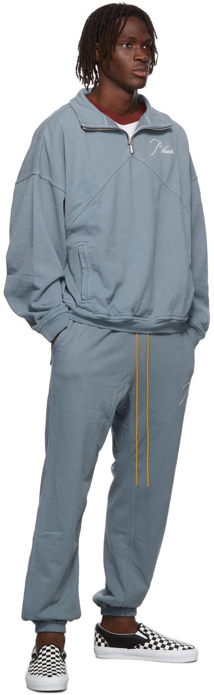 トップス Rhude Quarter Zip Sweatshirt M Rhude: Off-White Quarter Zip Sweatshirt | SSENSE