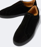 Magnanni Canelo Slip suede sneakers