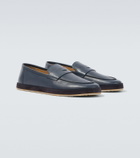 Brunello Cucinelli Leather penny loafers