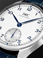 IWC Schaffhausen - Portugieser 40 Automatic 40.4mm Stainless Steel and Alligator Watch, Ref. No. IW358304