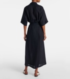Loro Piana Lil linen wide-leg pants