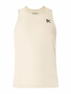 DISTRICT VISION - Logo-Print Stretch-Jersey Tank Top - Neutrals