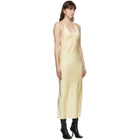 Georgia Alice Off-White Bias Cut Halter Dress