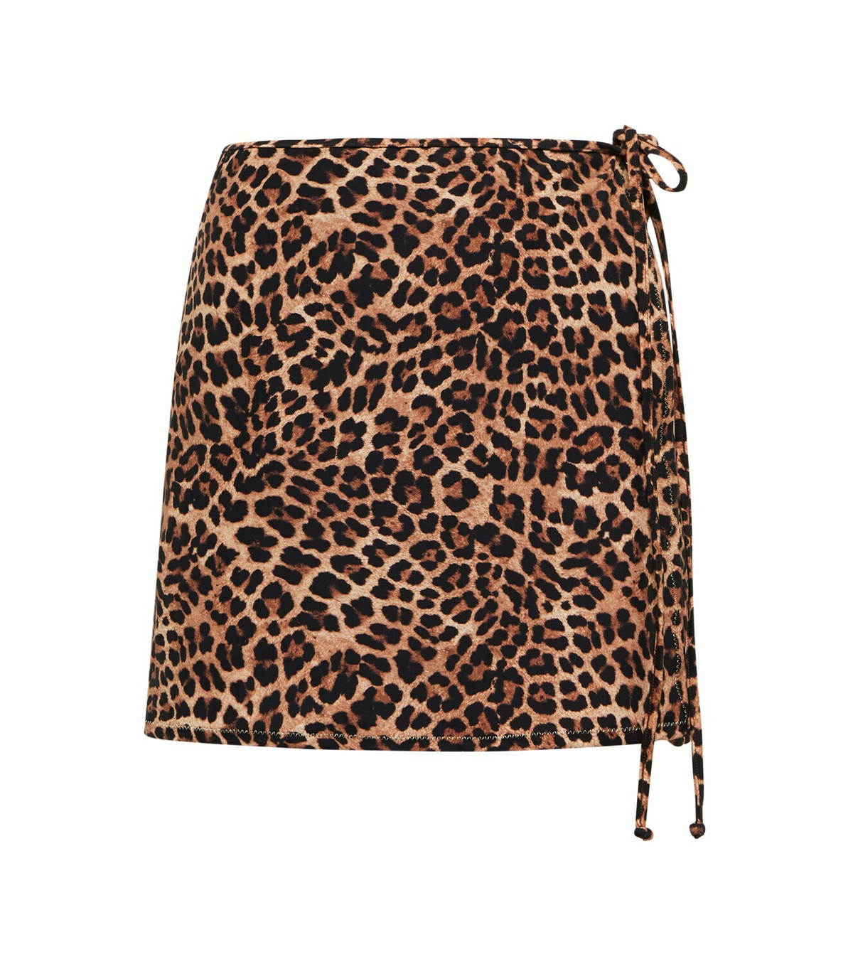 Reina Olga x Behati leopard-print miniskirt