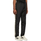 Fear of God Black and Off-White Tearaway Lounge Pants